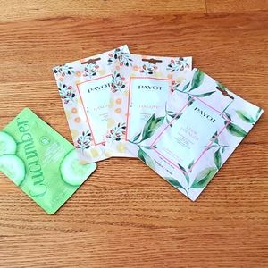 3 Payot Face Masks + bonus cucumber mask